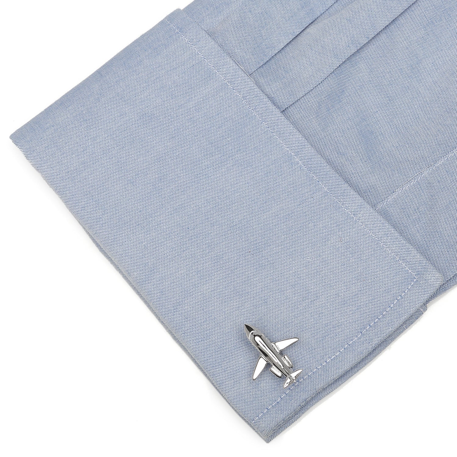  Cufflinks Sterling Private Jet Cufflinks - Default Title - Bonton
