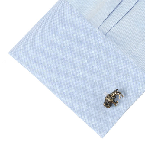 Antique Bronze Bison Cufflinks