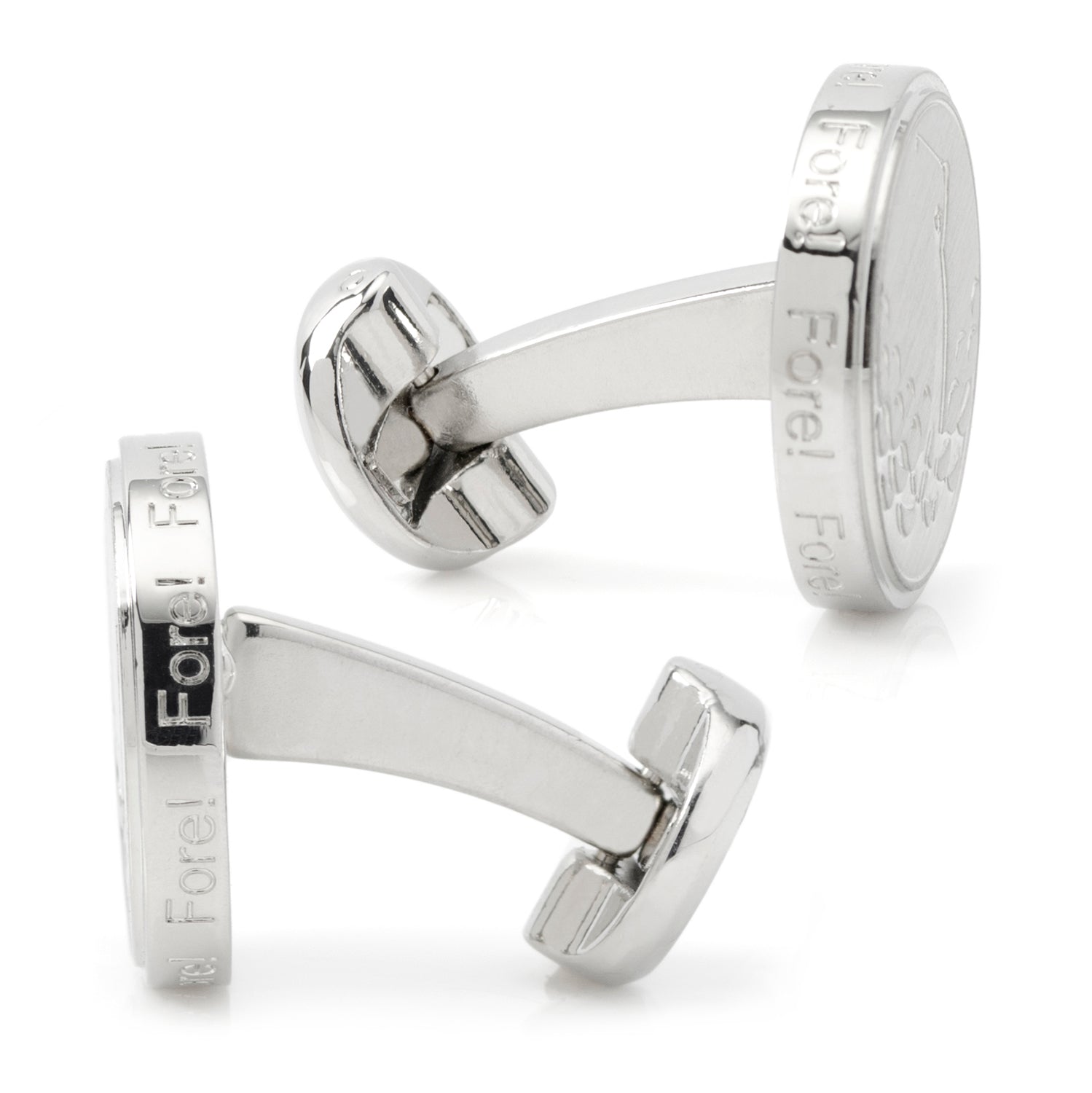  Cufflinks Golf Fore Silver Cufflinks - Default Title - Bonton