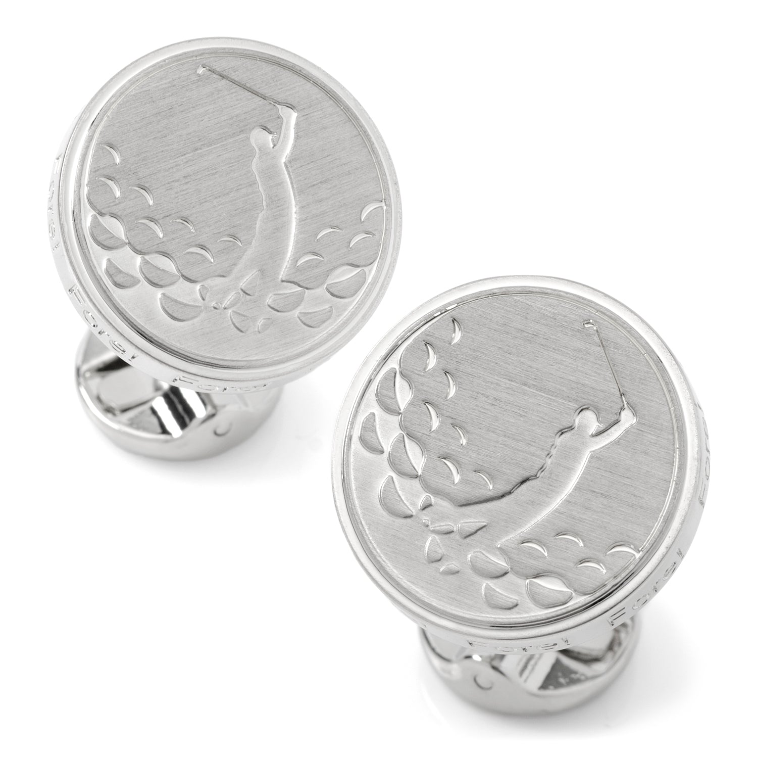  Cufflinks Golf Fore Silver Cufflinks - Default Title - Bonton