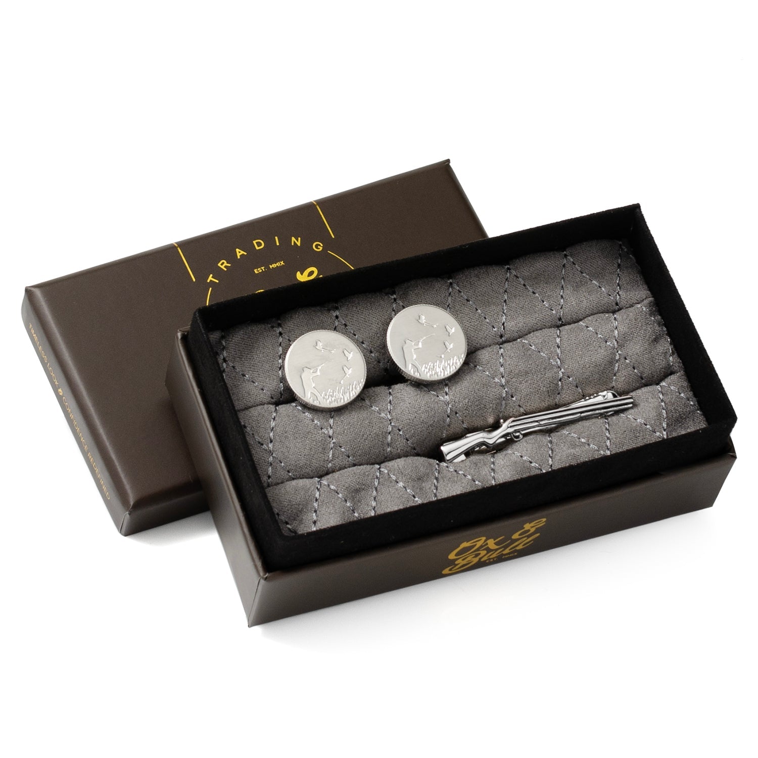  Cufflinks Hunters Gift Set - Default Title - Bonton
