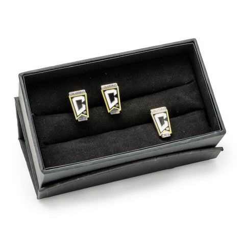 Columbus Crew Cufflinks and Lapel Pin Gift Set