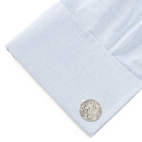 Silver Edition NY Mets Cufflinks