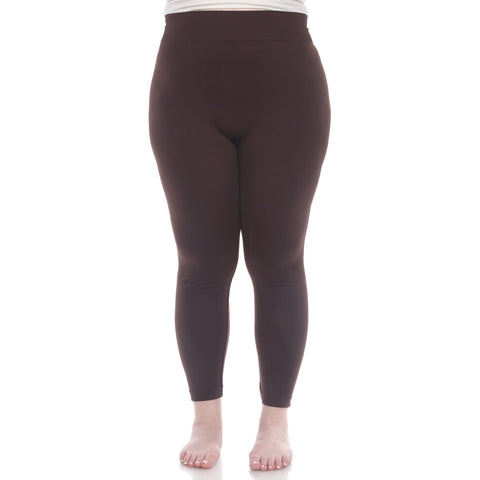 Women's Plus Size Super-Stretch Solid Leggings