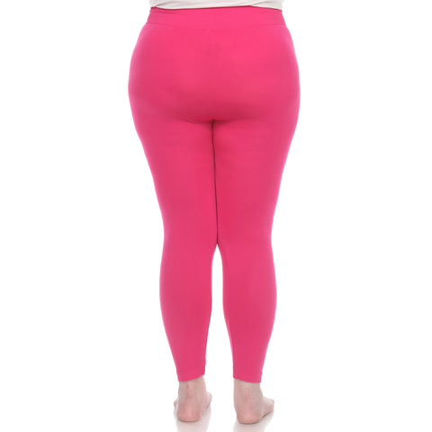 Women's Plus Size Super-Stretch Solid Leggings