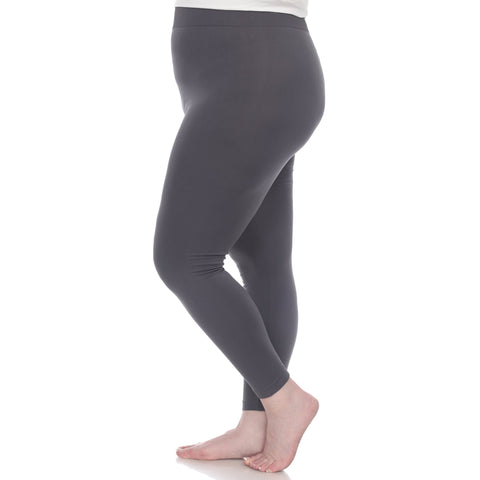 Women's Plus Size Super-Stretch Solid Leggings