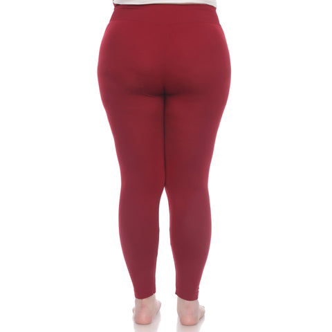 Women's Plus Size Super-Stretch Solid Leggings