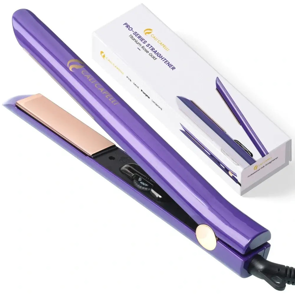  Calicapelli Hair Tools Pro-Series 1″ Titanium Hair Straightener Purple by Calicapelli Hair Tools - Default Title - Bonton