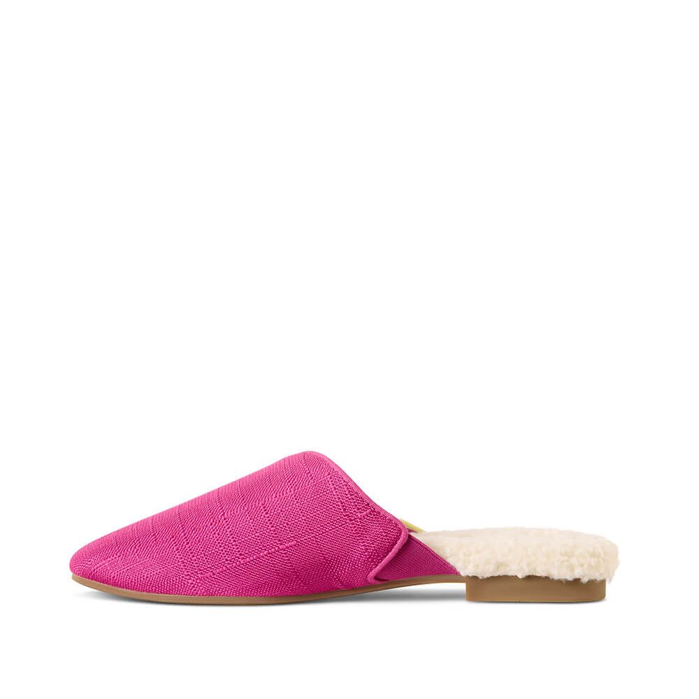  Luvons Devon Luxe Memory Foam Slippers - Vibrant Raspberry - Bonton