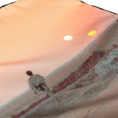 Binary Sunset Pocket Square