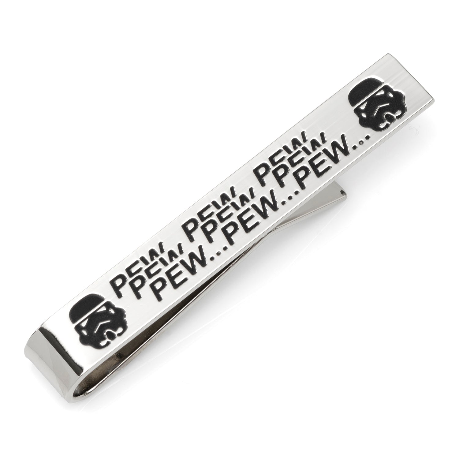  Cufflinks Pew Pew Pew Stormtrooper Tie Bar - Default Title - Bonton