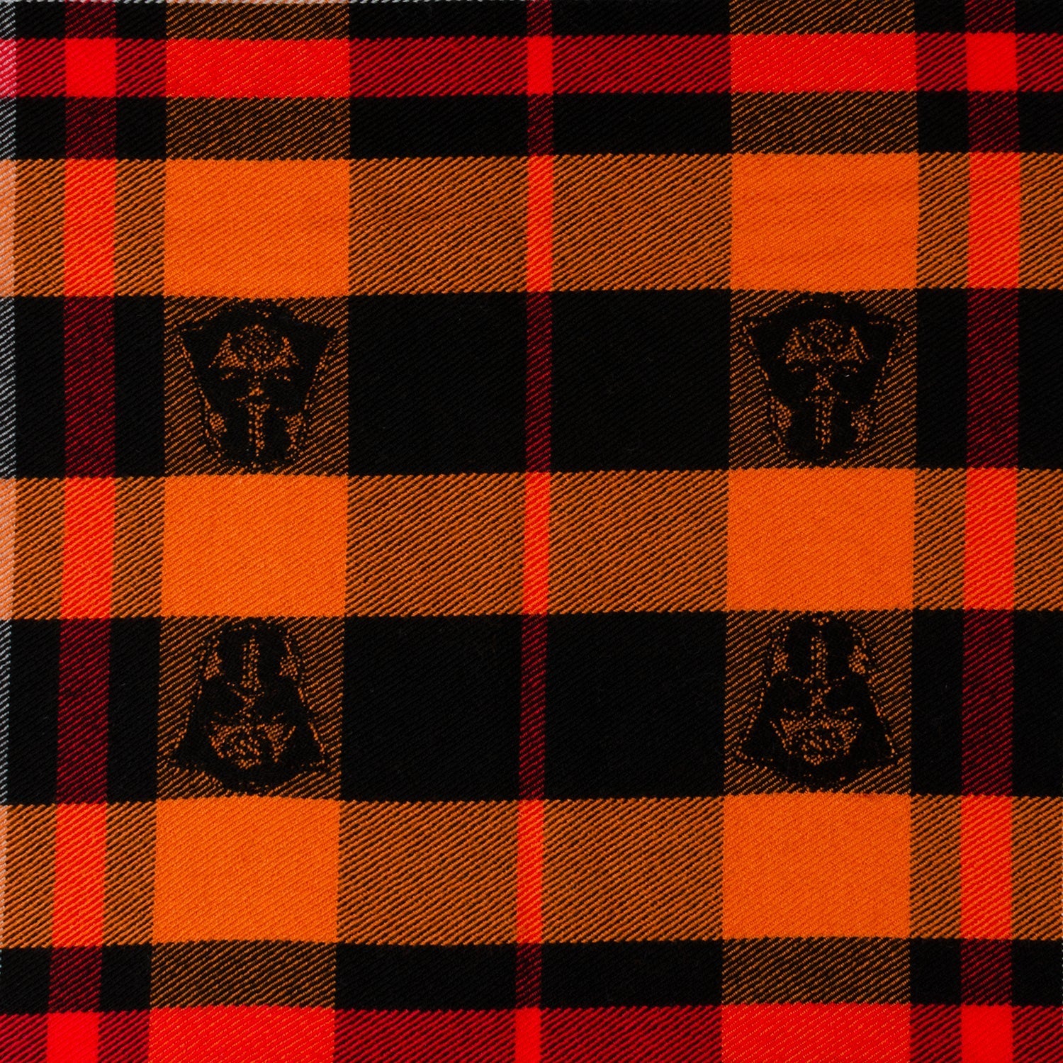  Cufflinks Darth Vader Black Tartan Scarf - Default Title - Bonton