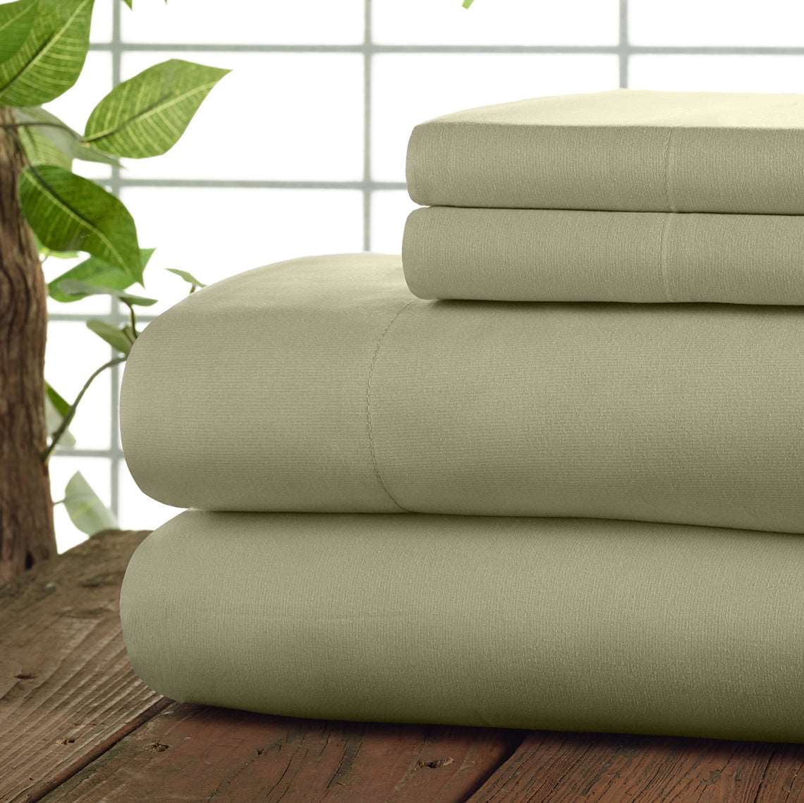  Kathy Ireland Home Kathy Ireland 6-Piece Microfiber Ultra Soft Sheet Set - Full - Bonton
