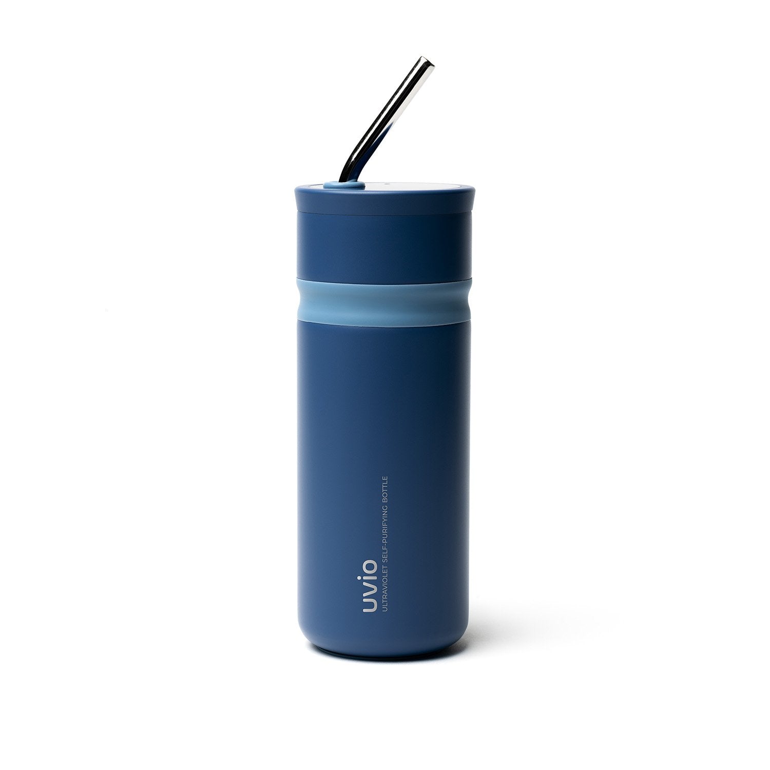  OHOM Uvio Self-Purifying Water Bottle - Blue - Bonton