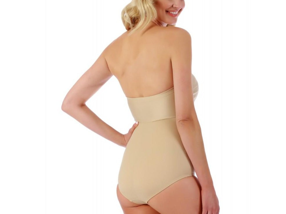  InstantFigure InstantFigure Bandeau Brief Bodysuit Shapewear Slim Fit WBS012 - Black - Bonton