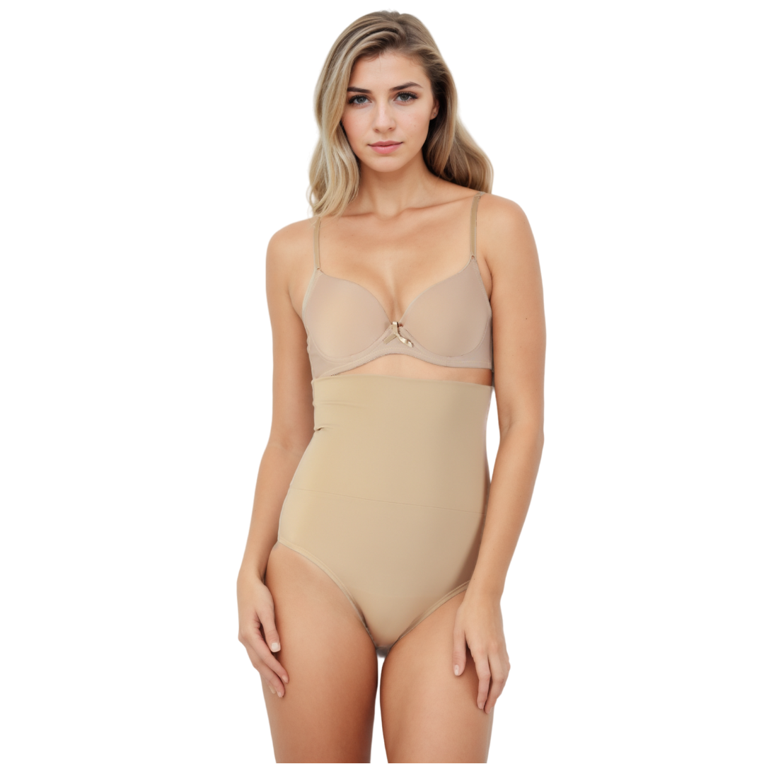  InstantFigure InstantFigure Shapewear Hi-Waist Double Control Slimming Panty WPY020 - Black - Bonton