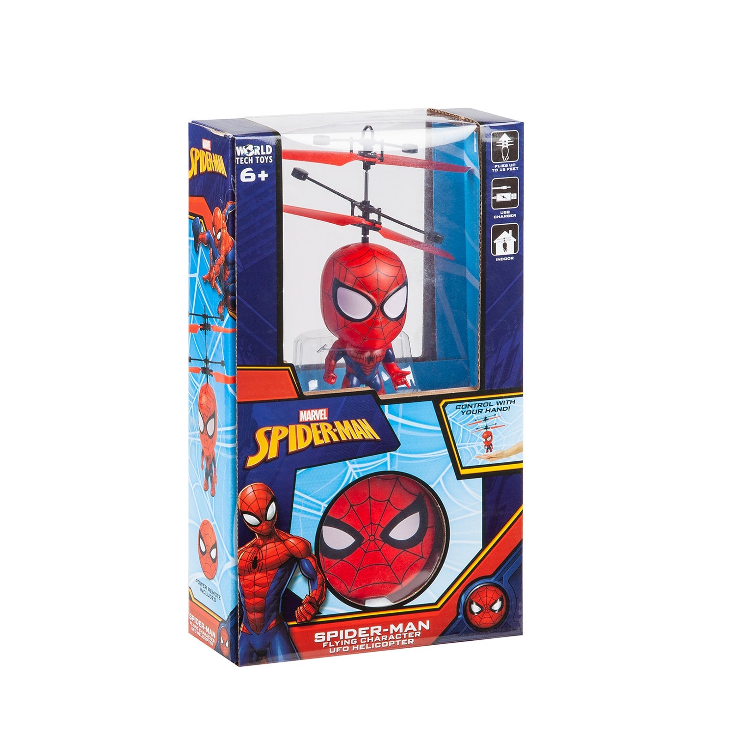  HobbyTron SpiderMan Big Head UFO - Default Title - Bonton