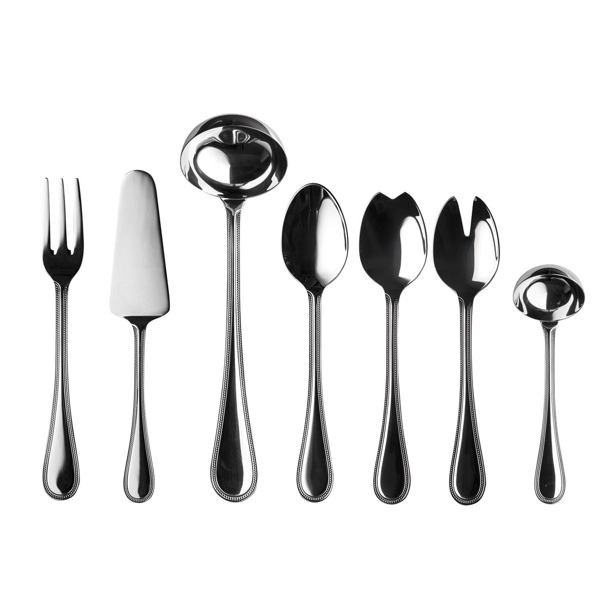  Mepra Perla Serving Set - Silver - Bonton