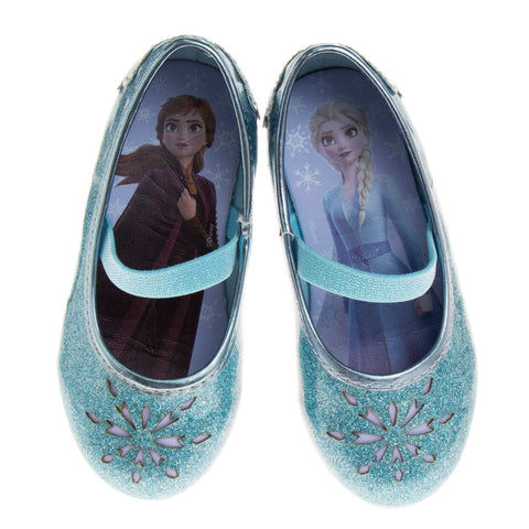 Disney Girls Frozen Mary Jane Flats - Dress Up Slip-on Shoes (Toddler)