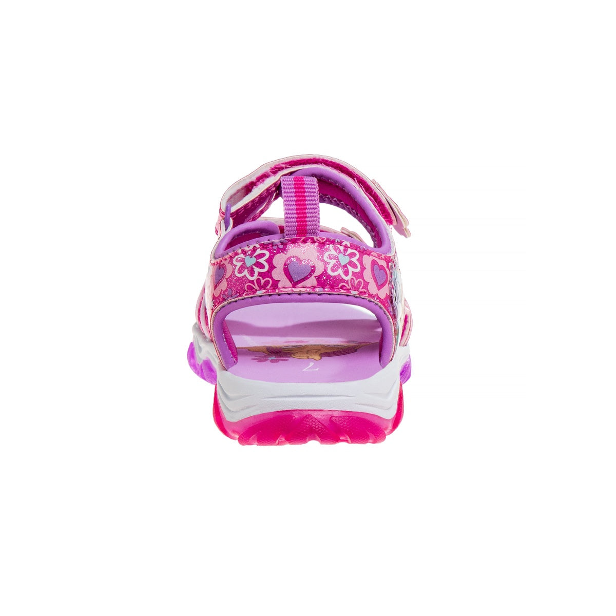  Josmo Paw Patrol Everest Skye Light Up Summer Girls Sandals - Hook&Loop Adjustable Strap Open Toe Sandal Water Shoe - Pink (Sizes 6-12 Toddler) - 6 - Bonton