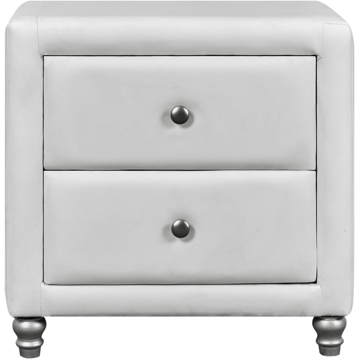  Camden Isle Upholstered Nightstand - Black - Bonton