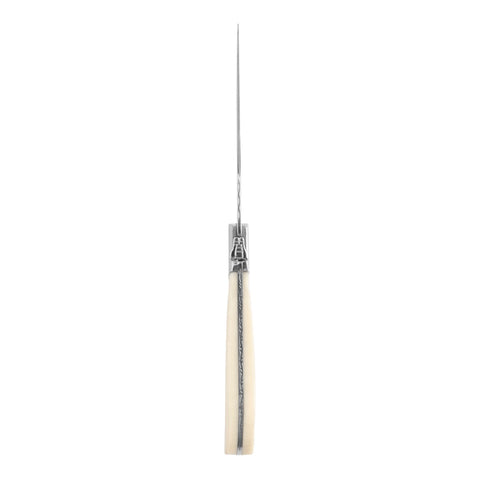 Laguiole Set of 4 Connoisseur Steak Knives With Faux Ivory Handles