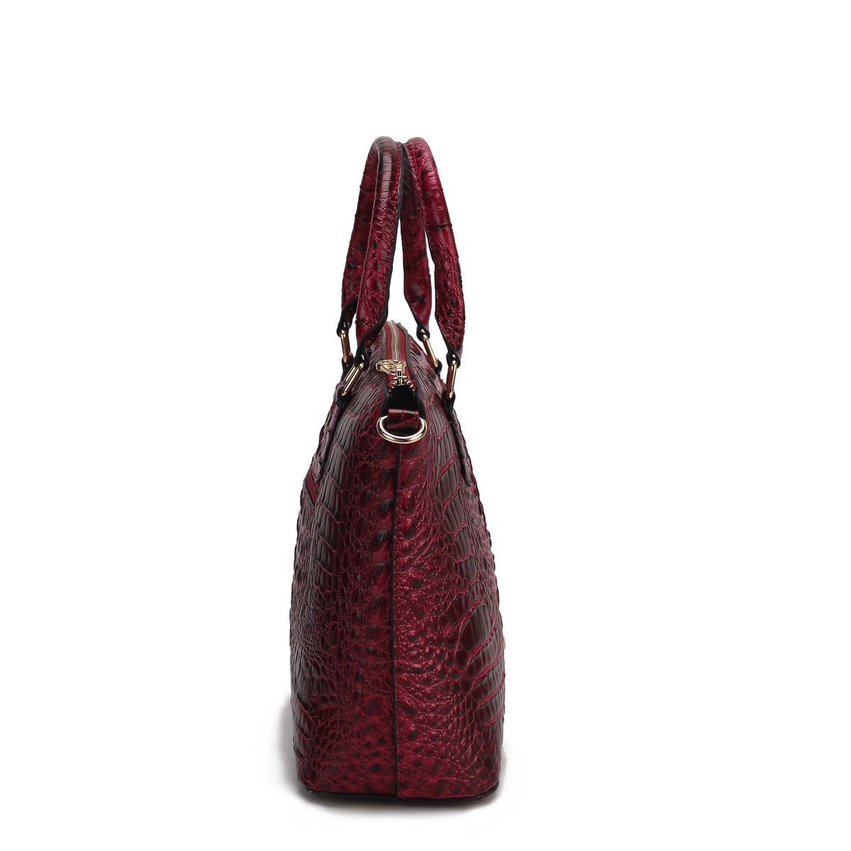  MKF Collection Liora Croc Embossed Tote Bag and Set - Croco Black - Bonton
