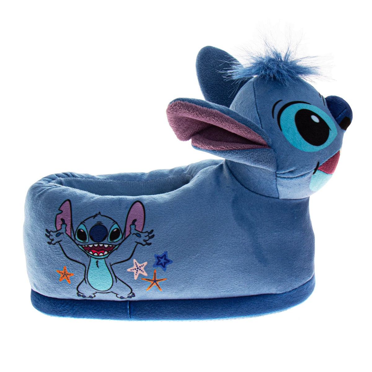  Josmo Disney Lilo and Stitch Slippers for Girls - Stitch Plush Warm Soft Aline Comfy Lightweight House Shoes - 2-3 - Bonton