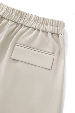 Kingsley Side-Tab Trousers TAUPE