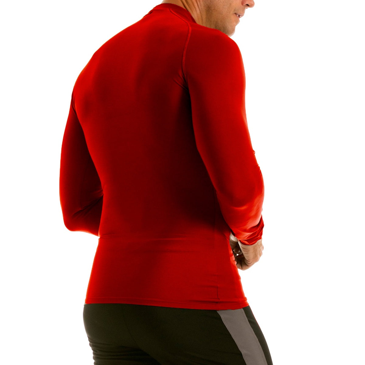  InstantFigure Insta Slim Activewear Compression Raglan Long Sleeve MA2010 - Black - Bonton