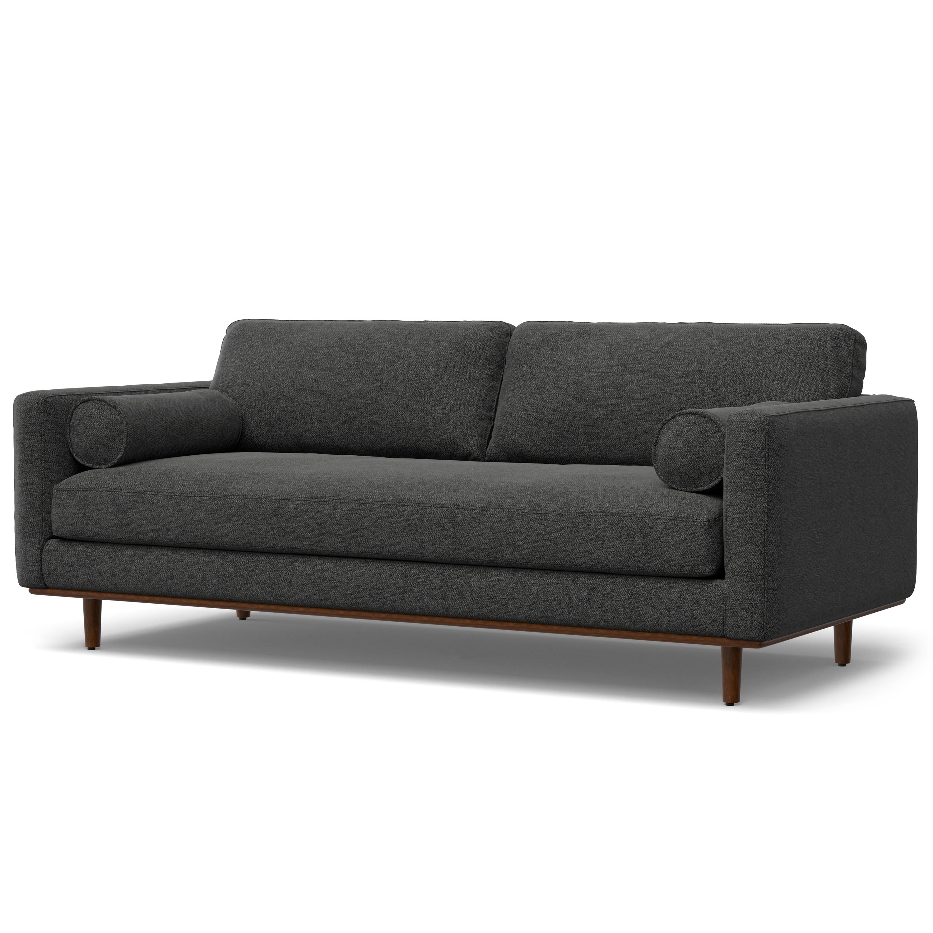  Couch Morrison - Upholstered Sofa - Dark Brown - Bonton