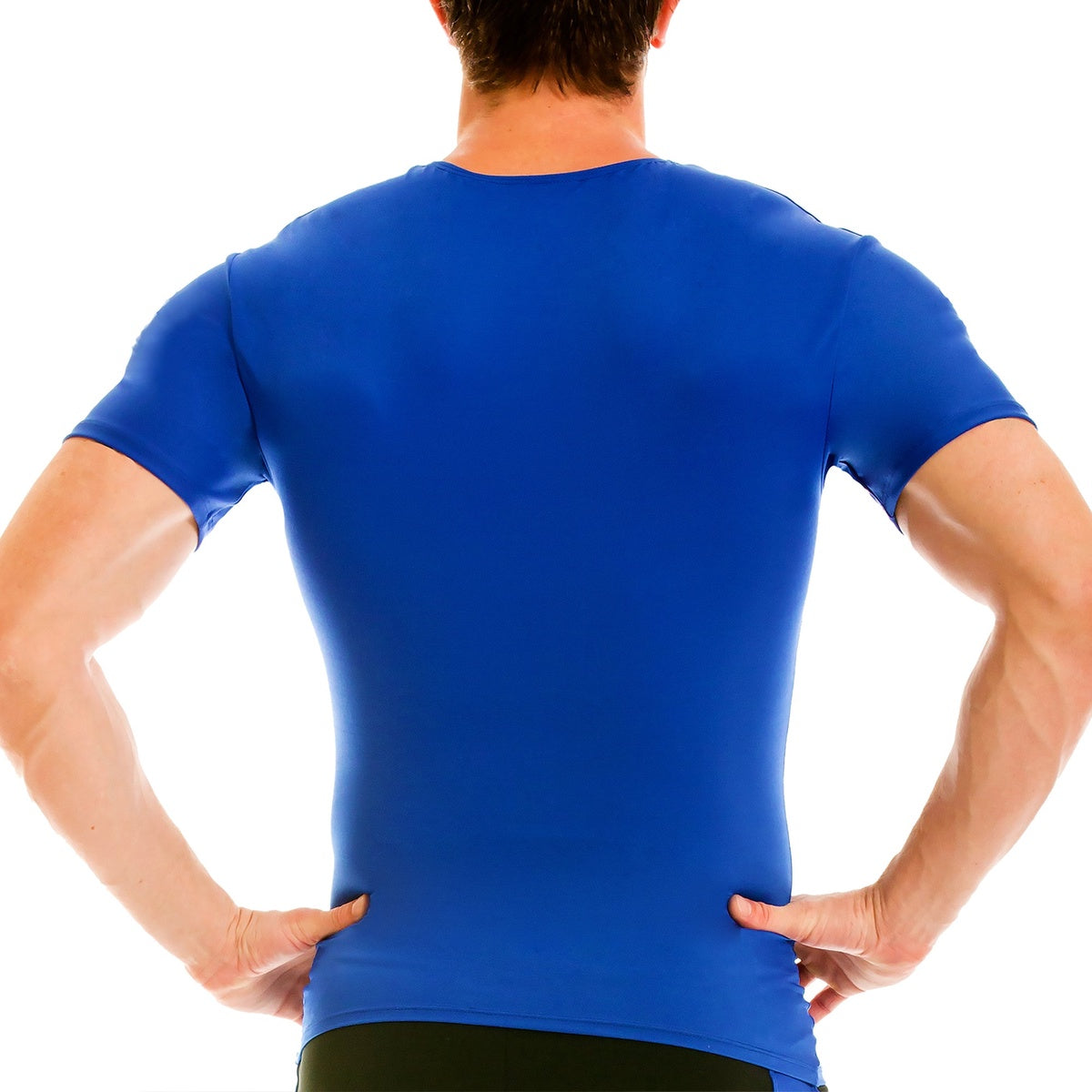  InstantFigure Insta Slim Activewear Compression Crew Neck TA0001 - Gunmetal - Bonton