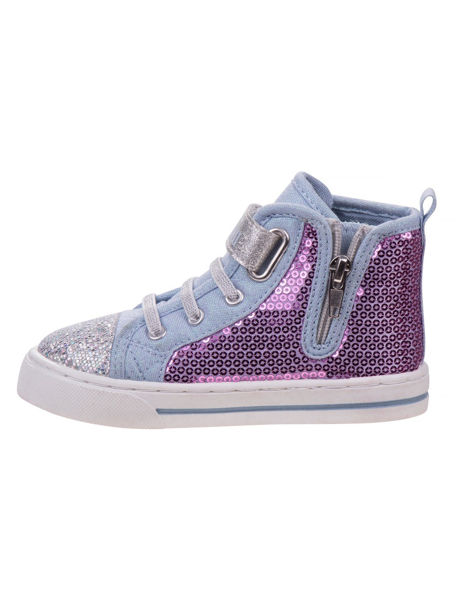  Josmo Disney Frozen Anna and Elsa Canvas Sneakers. (Toddler/Little Kids) - 7 - Bonton