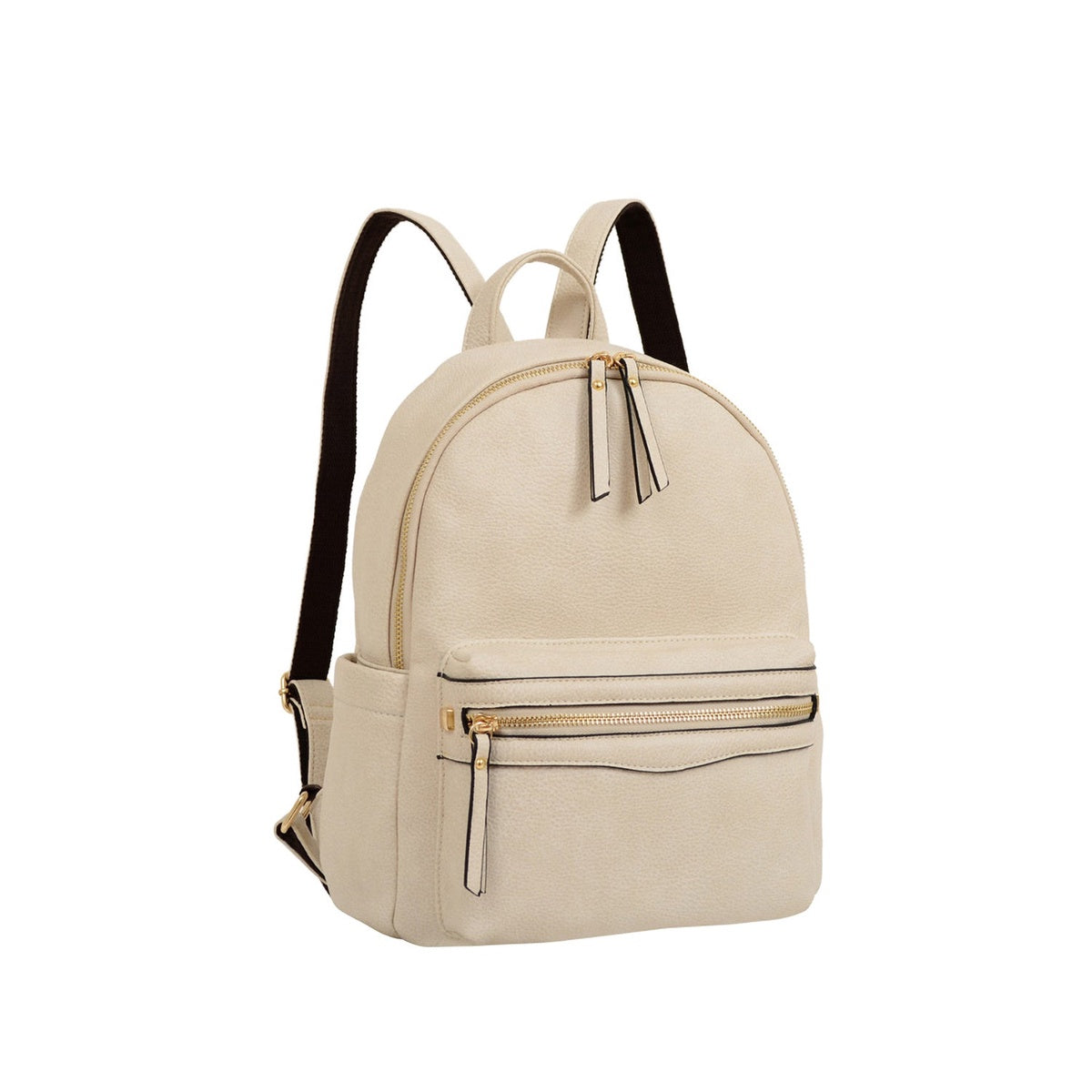  Mellow World Lacey Solid Backpack - Beige - Bonton