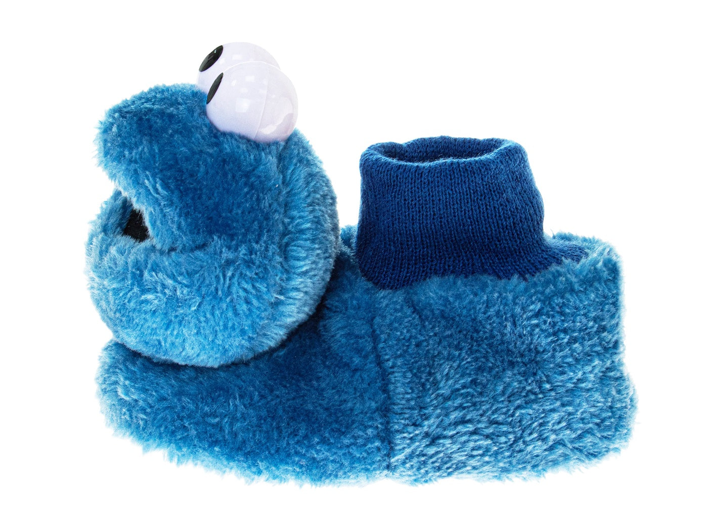  Josmo Sesame Street Happy Cookie Monster Dual Sizes Boys Slippers (Toddlers) - 4-Mar - Bonton