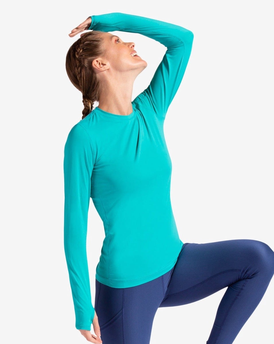  BloqUV WOMEN'S LONG SLEEVE 24/7 (2001) - Light Turquoise - Bonton