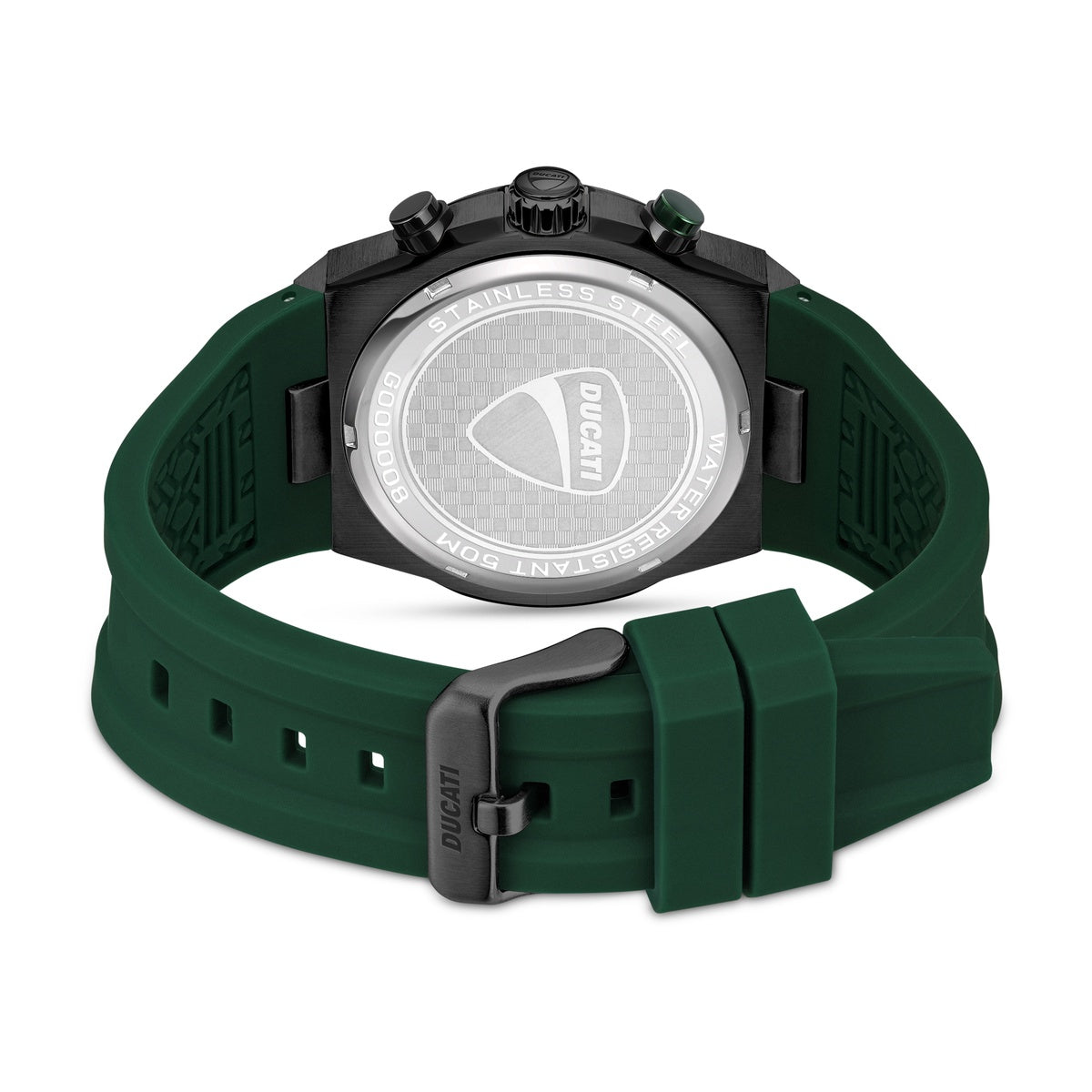  Ducati Corse Ducati Chronograph Watch Green Silicon Strap - Default Title - Bonton