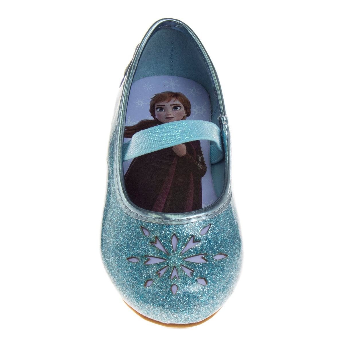  Josmo Disney Girls Frozen Mary Jane Flats - Dress Up Slip-on Shoes (Toddler) - 6 - Bonton