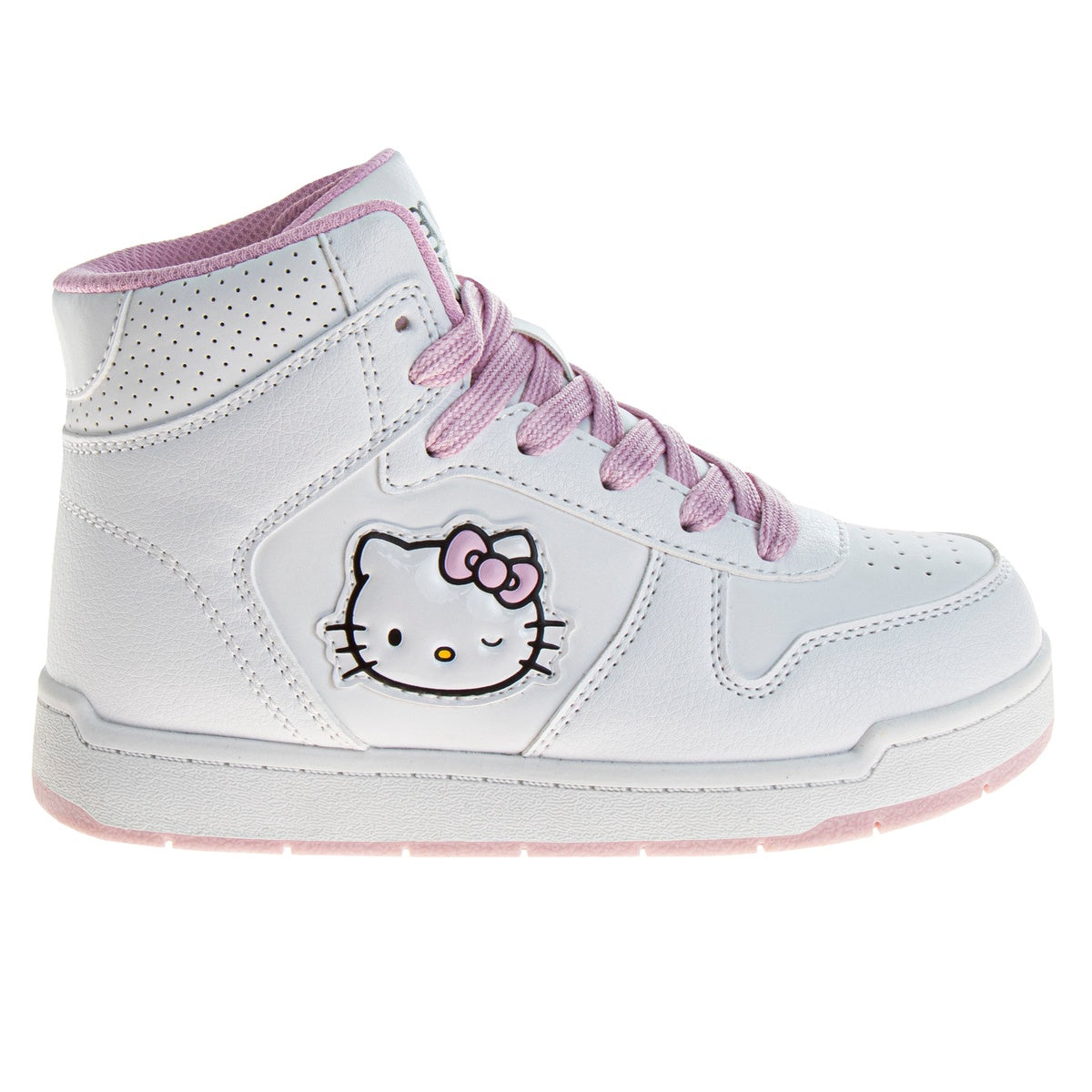  Josmo Sanrio Hello Kitty High-Top Toddler Girls Sneakers - Sneaker Ankle Hightops Lightweight Athletic Breathable Casual Shoes - 11 - Bonton