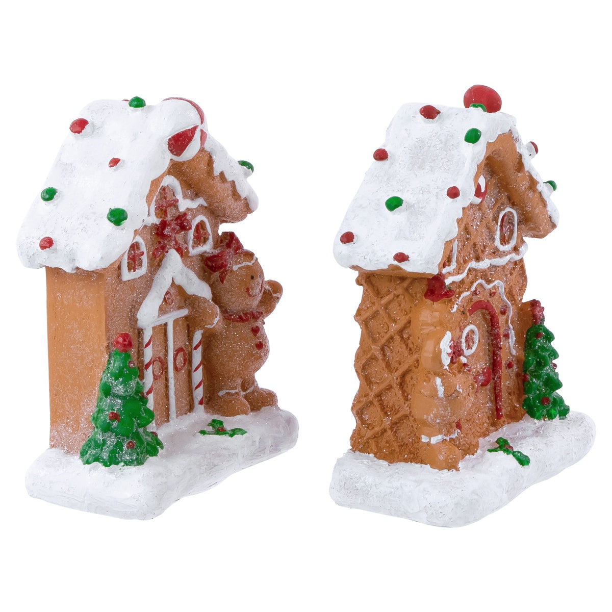  Northlight Gingerbread Houses With Gingerbread Boy and Girl Christmas Decoration - 5