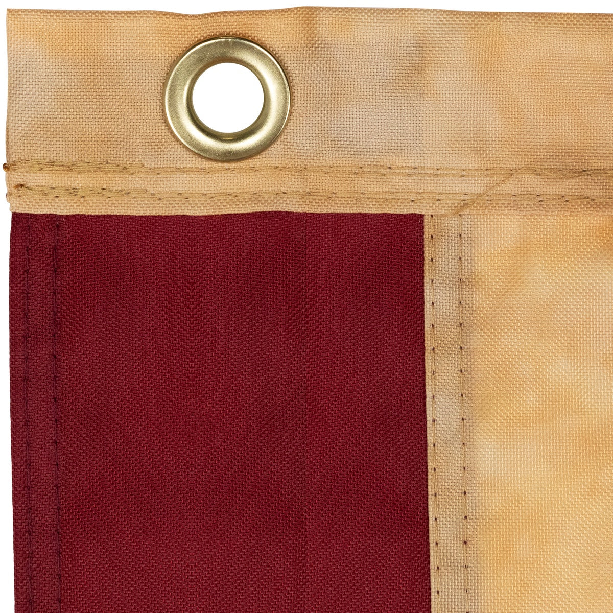  Northlight Patriotic Tea-Stained Embroidered Outdoor House Flag 60