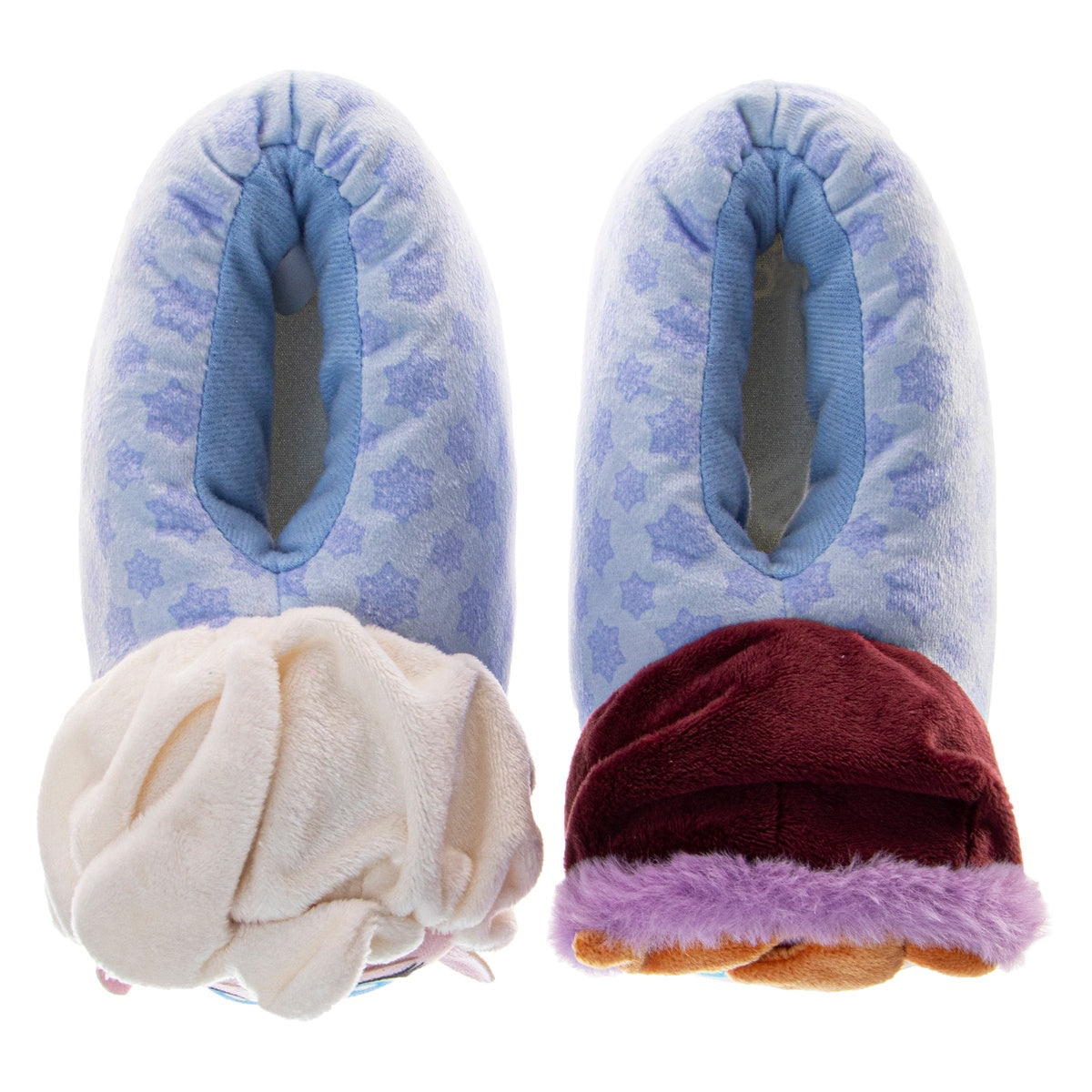  Josmo Disney Frozen 3D Slippers Anna & Elsa Warm Fluffy House Slippers for Girls (Toddlers) - 5-6 - Bonton