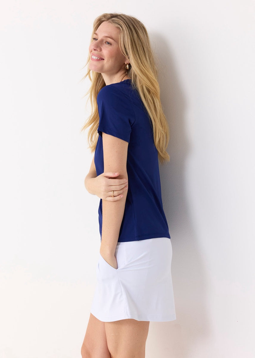  Cabana Life Navy Performance T-Shirt - XS - Bonton