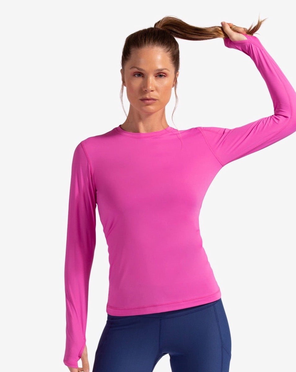  BloqUV WOMEN'S LONG SLEEVE 24/7 (2001) - Light Turquoise - Bonton