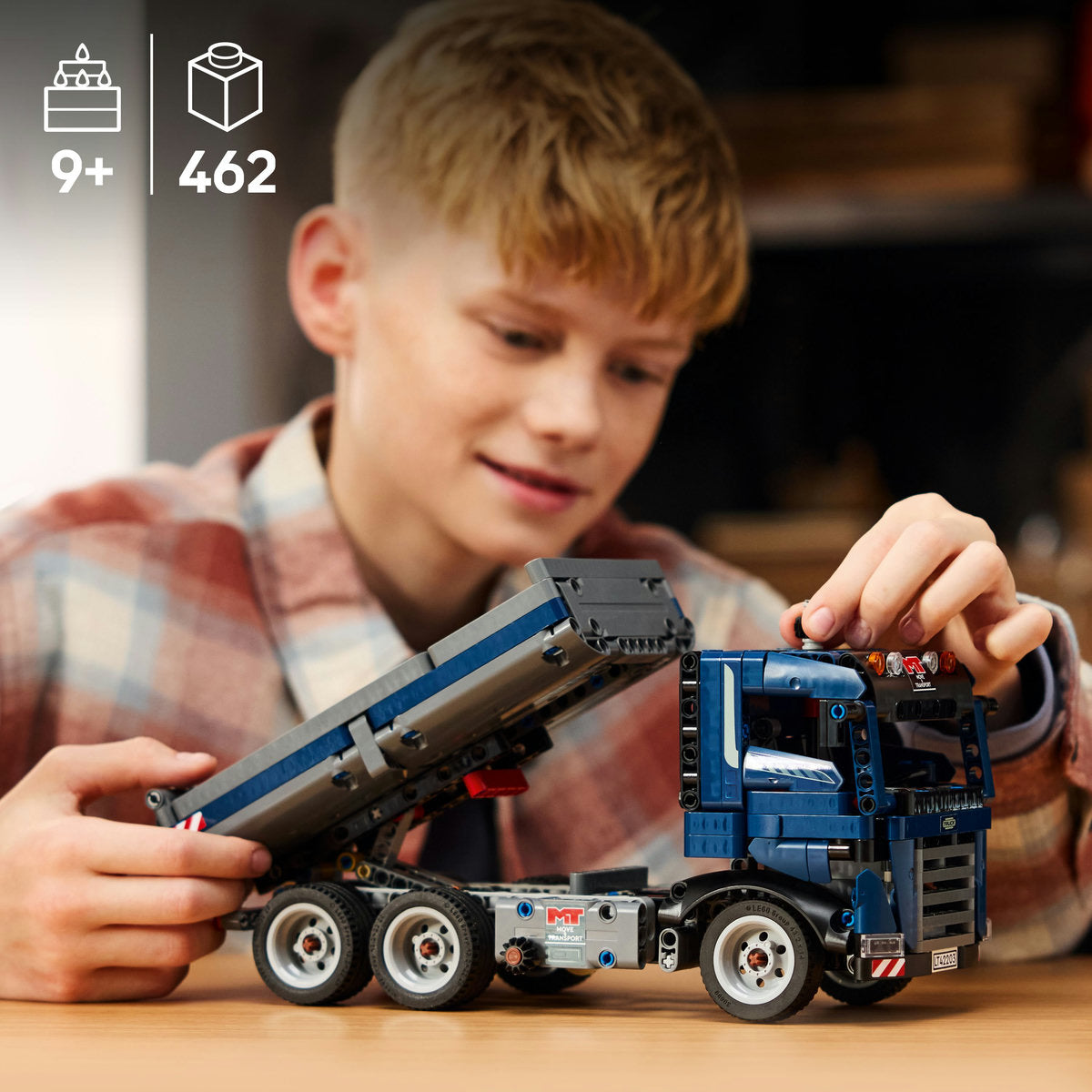  LEGO LEGO® Technic™ Tipping Dump Truck Toy, Blue Construction Vehicle Set 42203 - Technic - Bonton