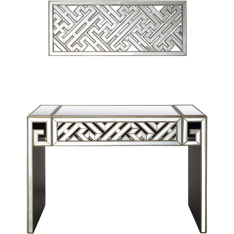 Becket Wall Mirror and Console Table