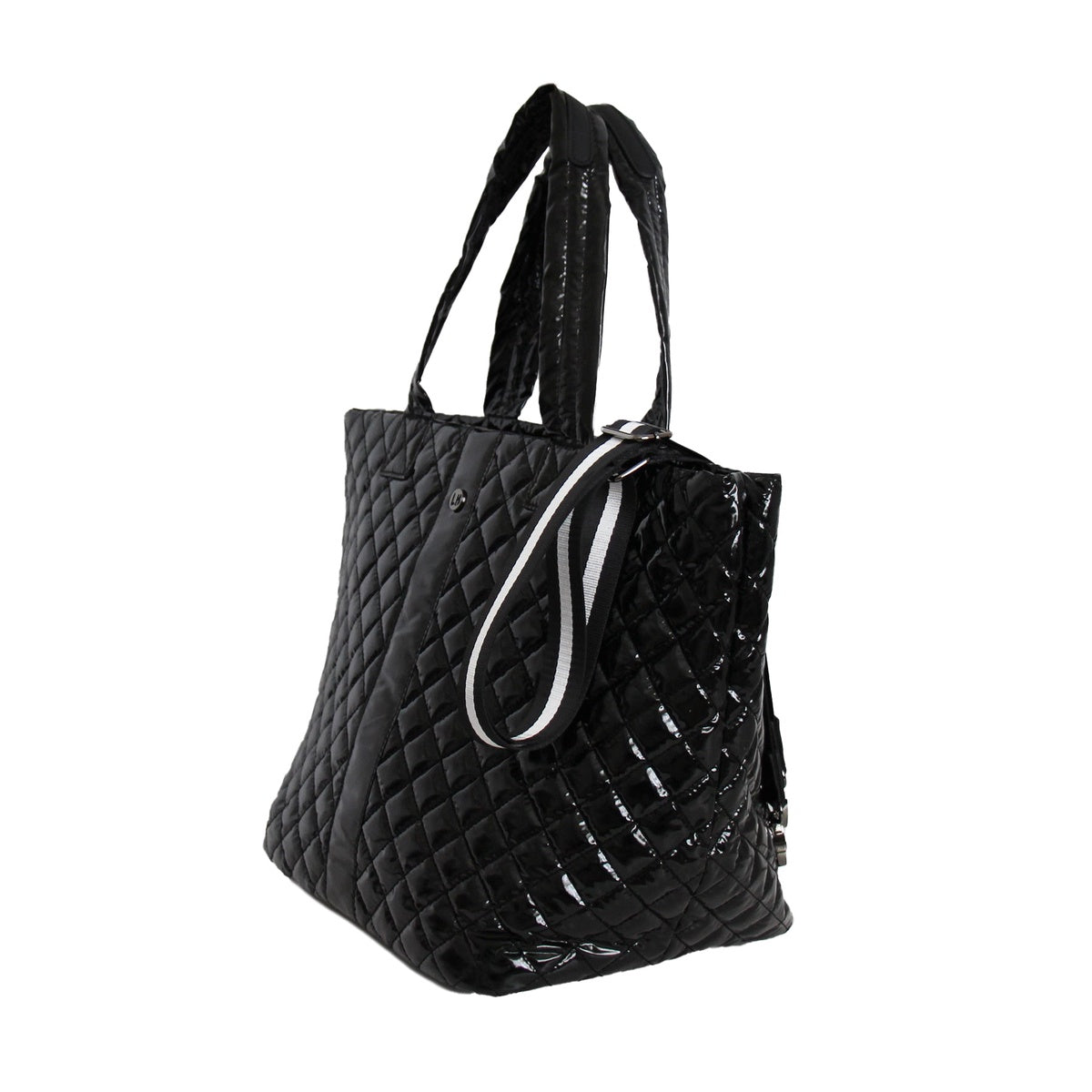  Lemonbella The Debra Diamond Tote Glossy Black - Default Title - Bonton