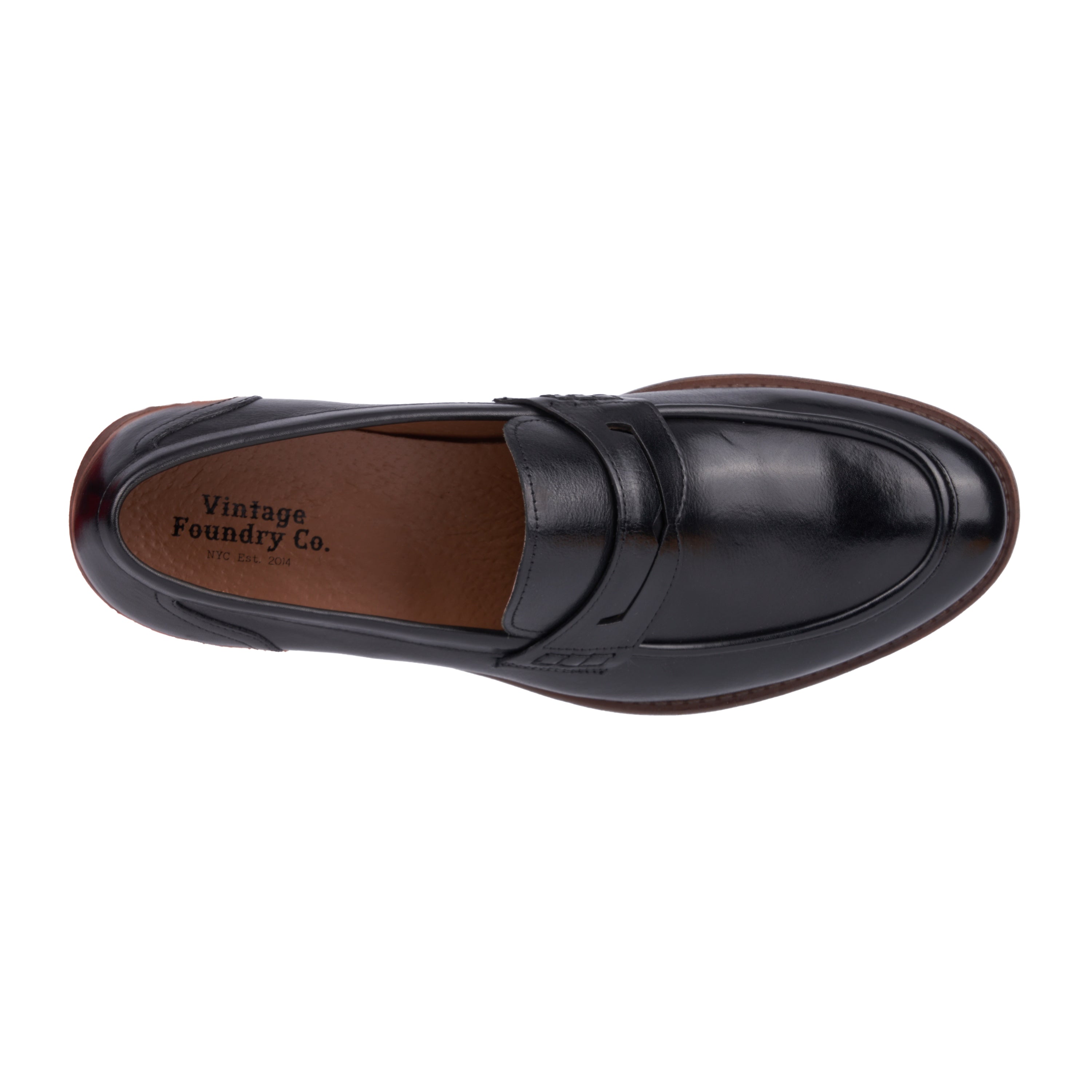  Vintage Foundry Co. Men's Harry Dress Loafers - Navy - Bonton