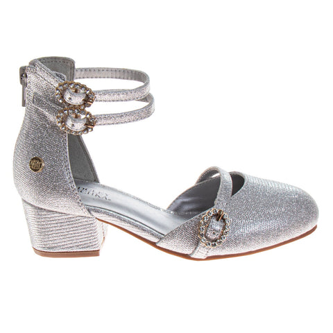 Badgley Mischka Girls' Toddler Heels Classy Dress Shoes