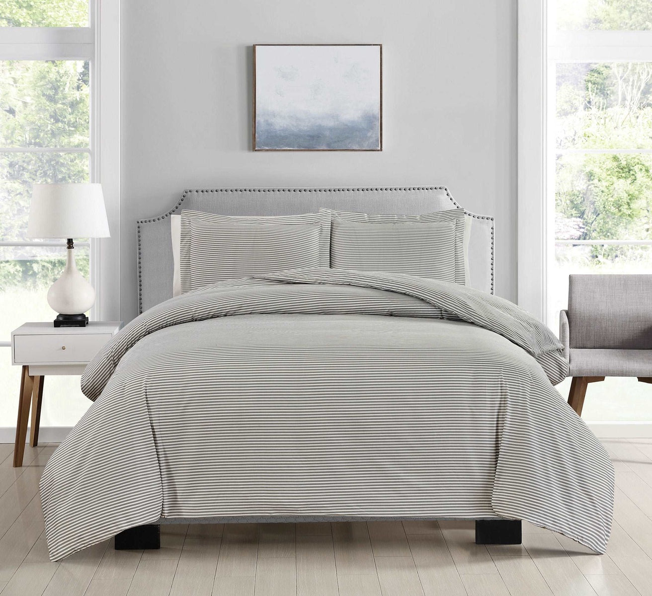  Bibb Home Bibb Home 4 Pc Duvet & Down Alternative Comforter Set - Queen - Bonton